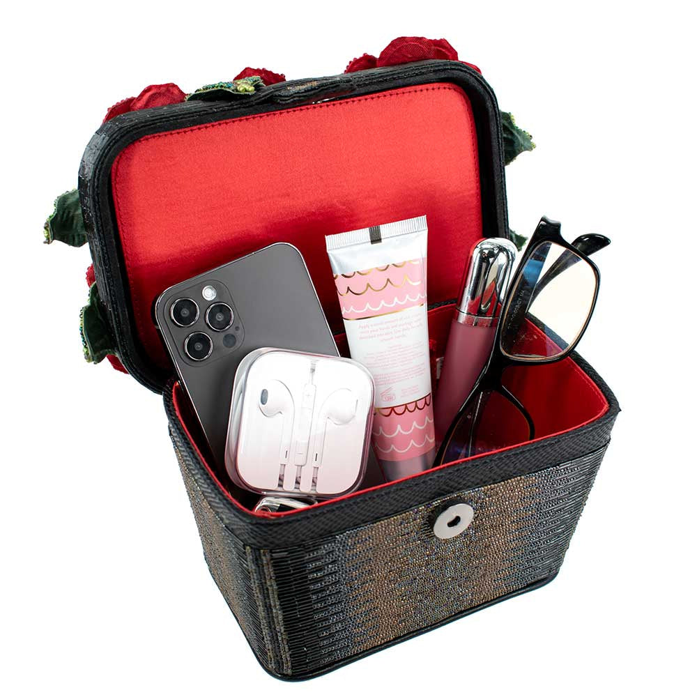 Floral Haven Handbag - Top Handle