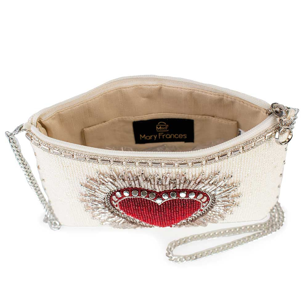 Follow Your Heart Mini Crossbody Handbag beaded - 6