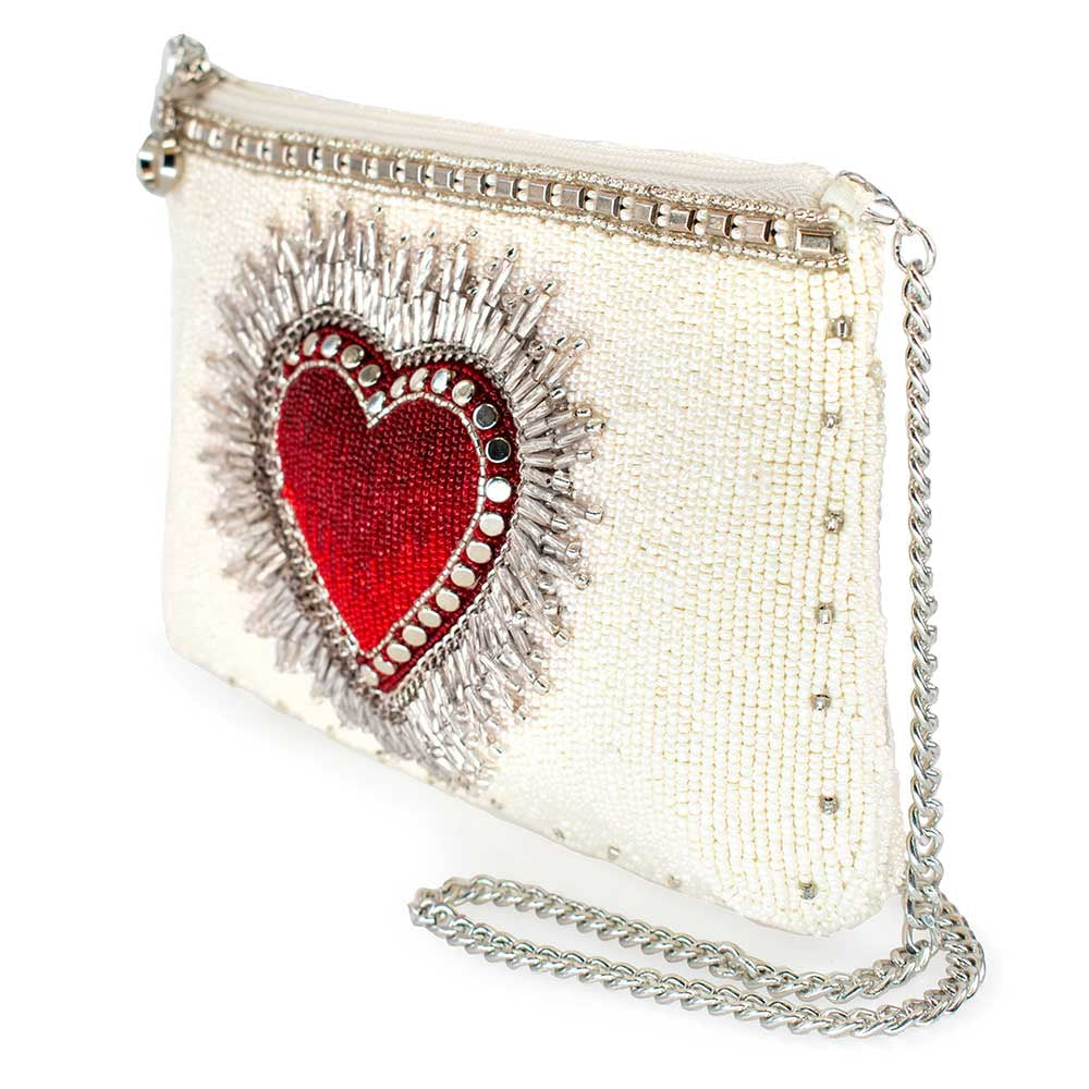 Follow Your Heart Mini Crossbody Handbag beaded - 5