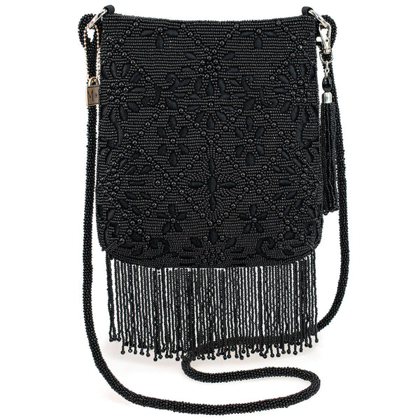 Fringe Benefit Black Crossbody - Handbag