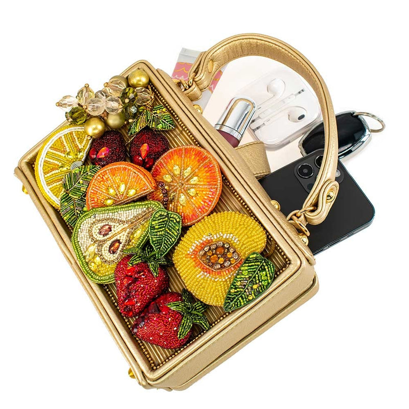Fruit Mix Top Handle Bag - Handbag