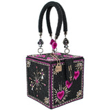 Game Night Top Handle Dice Handbag