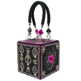 Game Night Top Handle Dice Handbag