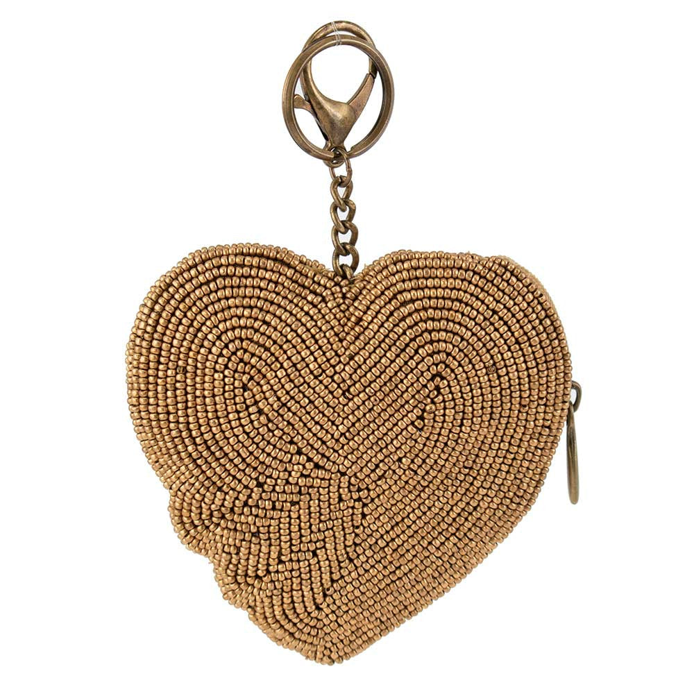 Golden Heart Coin Purse ’One of a Kind’ - One Kind