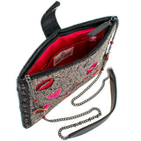 Kiss and Tell Crossbody Clutch Handbag