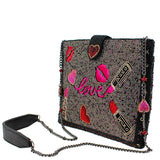 Kiss and Tell Crossbody Clutch Handbag