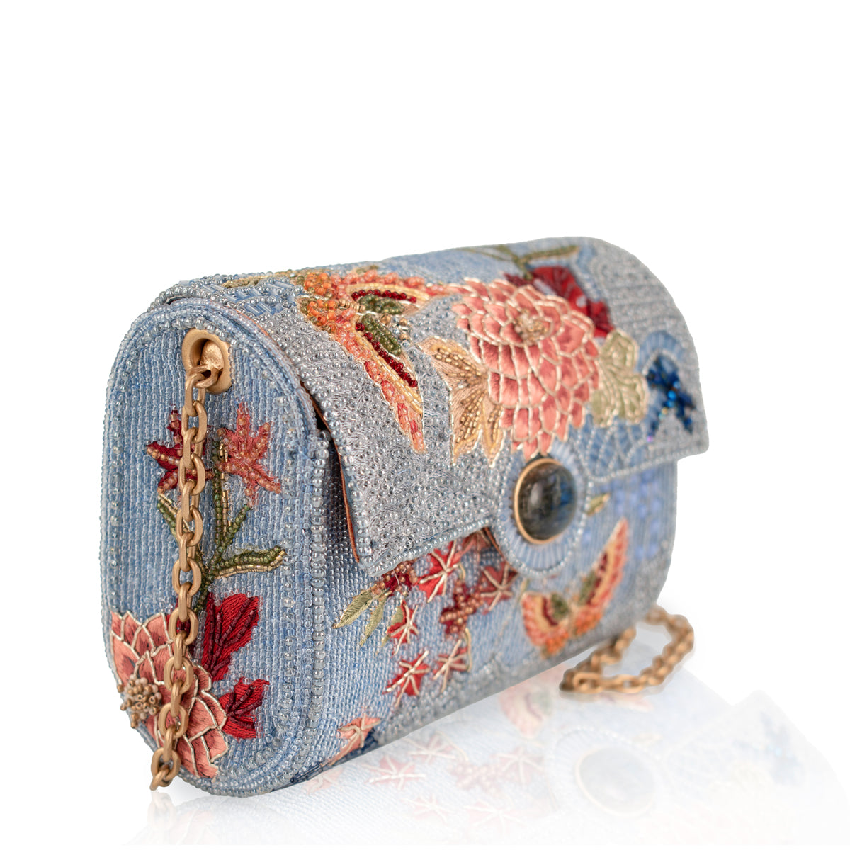 Lotus Mist Crossbody Handbag