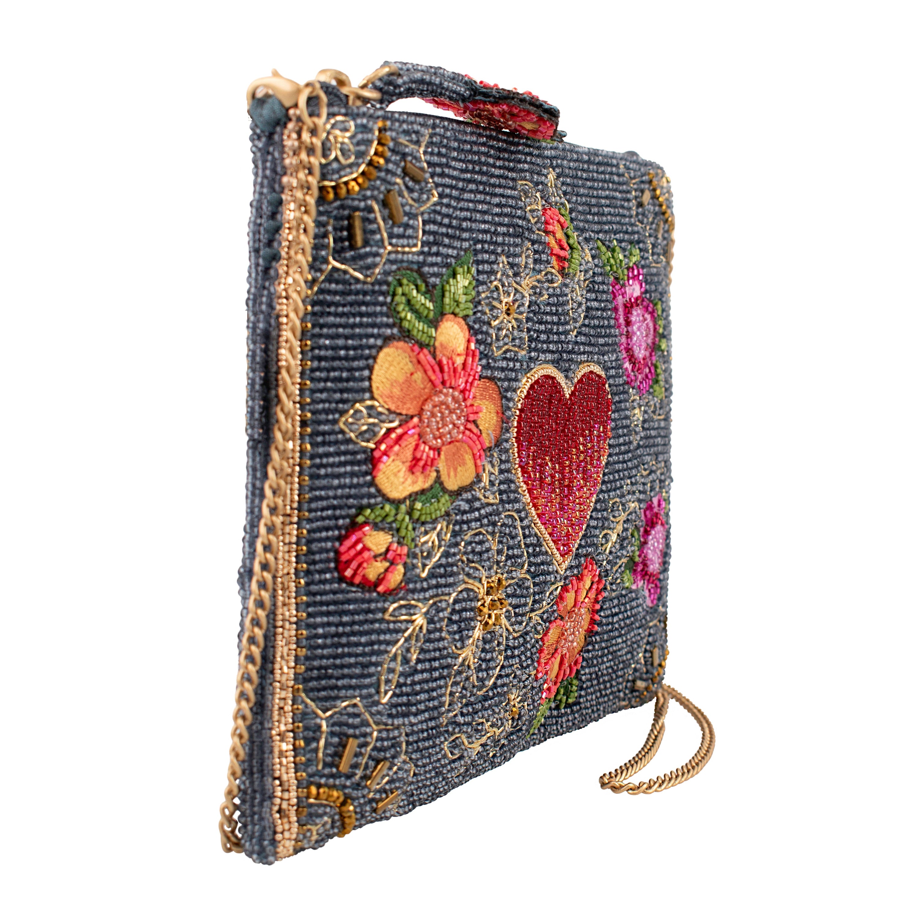 Love In Bloom Mini Crossbody Handbag beaded 3