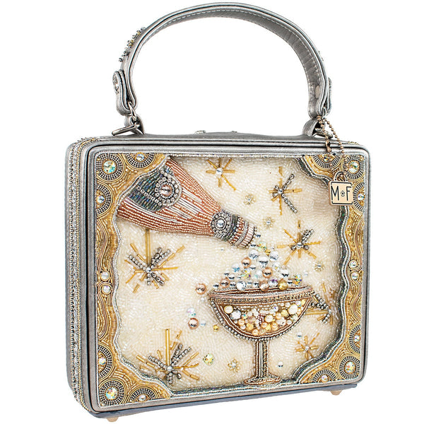 Make it Pop Top Handle Champagne Theme Handbag