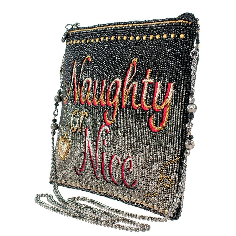 Naughty or Nice Crossbody Clutch Handbag