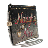Naughty or Nice Crossbody Clutch Handbag