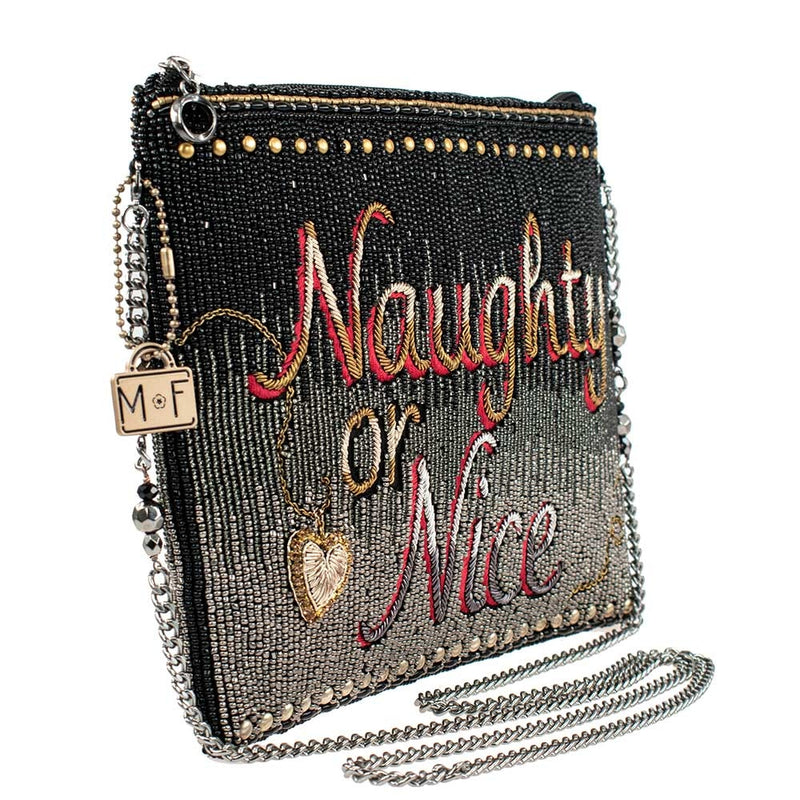 Naughty or Nice Crossbody Clutch Handbag