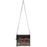Naughty or Nice Crossbody Clutch Handbag