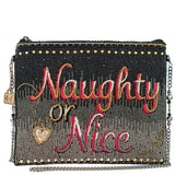Naughty or Nice Crossbody Clutch Handbag