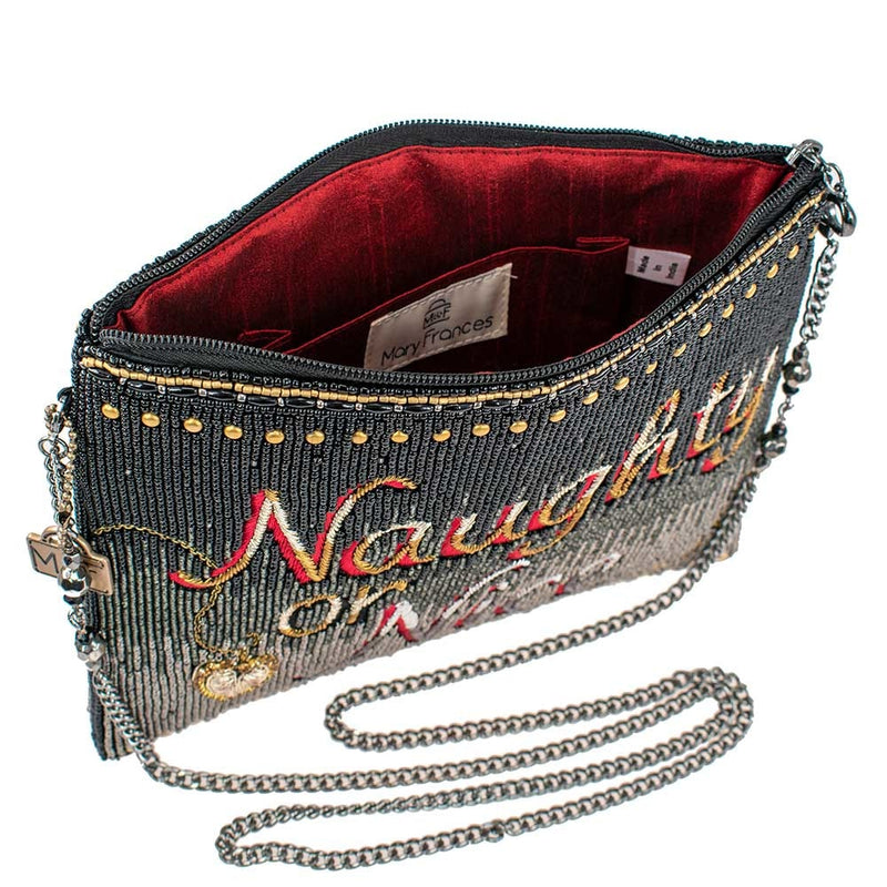 Naughty or Nice Crossbody Clutch Handbag