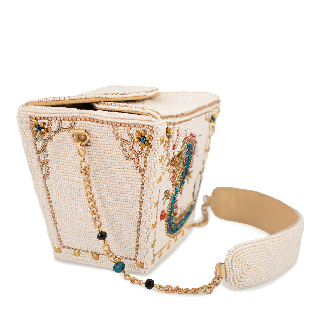 Noble Dragon Handbag beaded - Top Handle 3