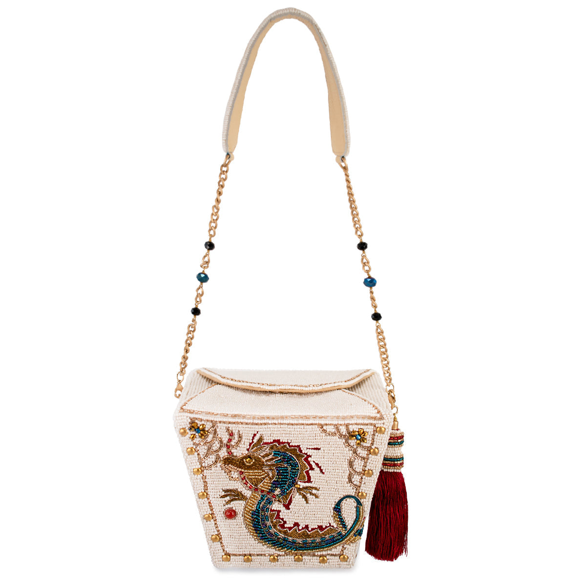 Noble Dragon Handbag beaded - Top Handle 4