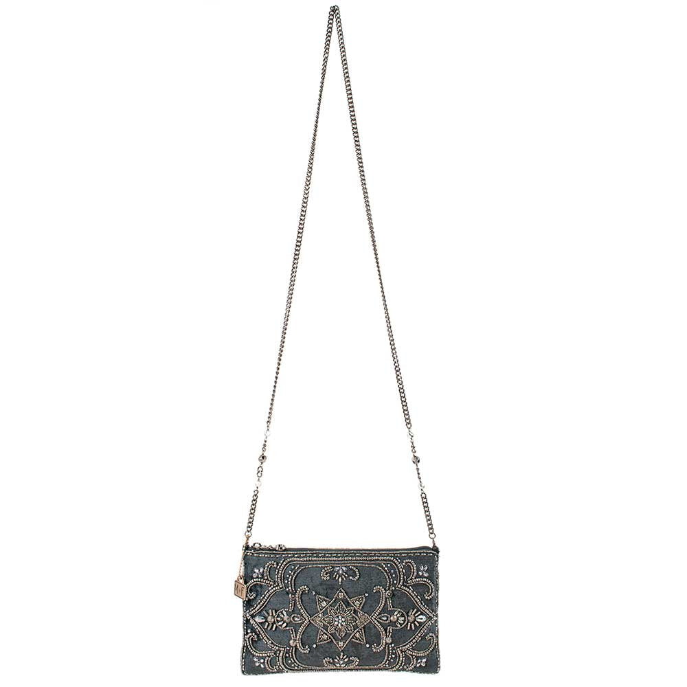 Night Light Pewter Mini Crossbody Handbag strap