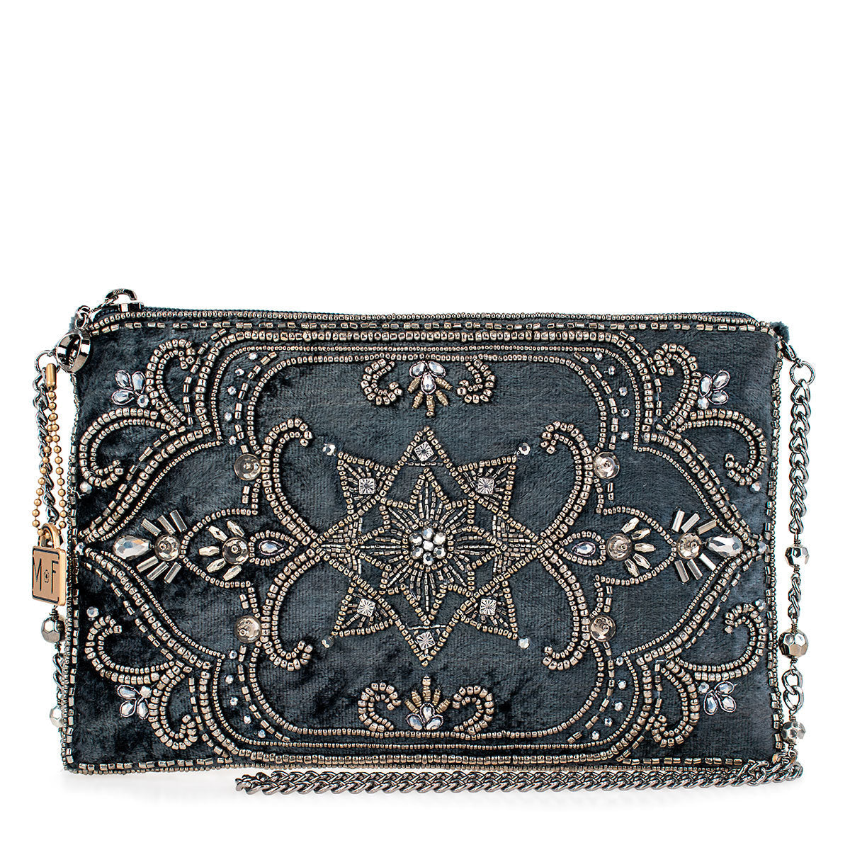 Night Light Pewter Mini Crossbody Handbag