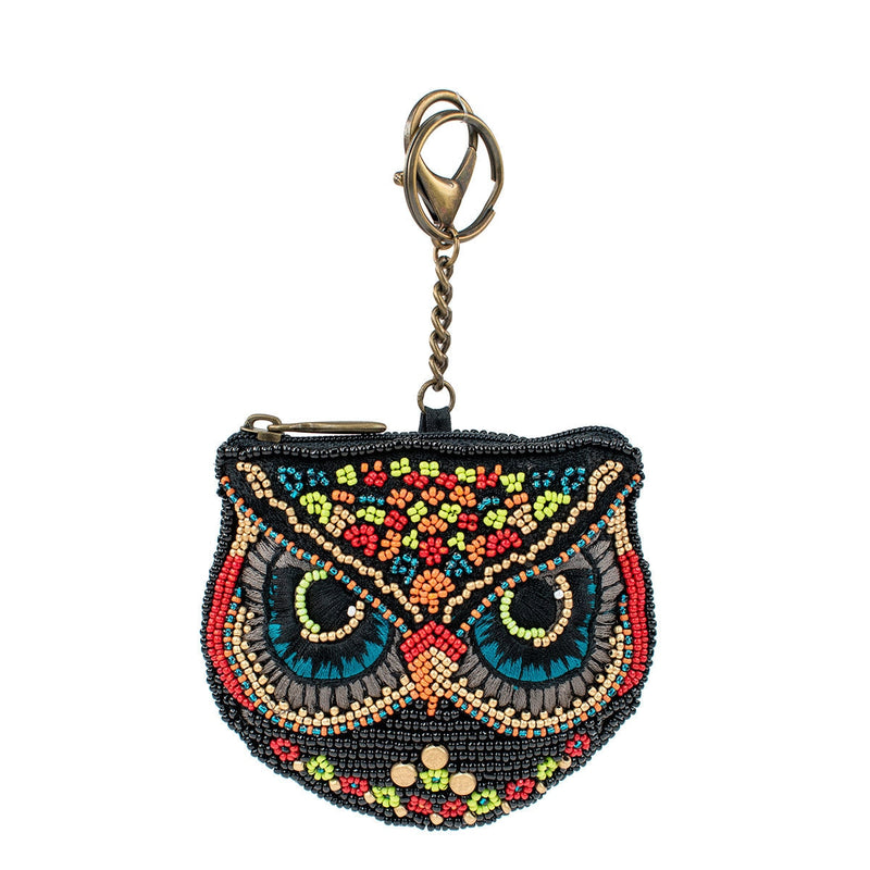 Night Owl beaded Coin Purse/Key Fob – Mary Frances Accessories