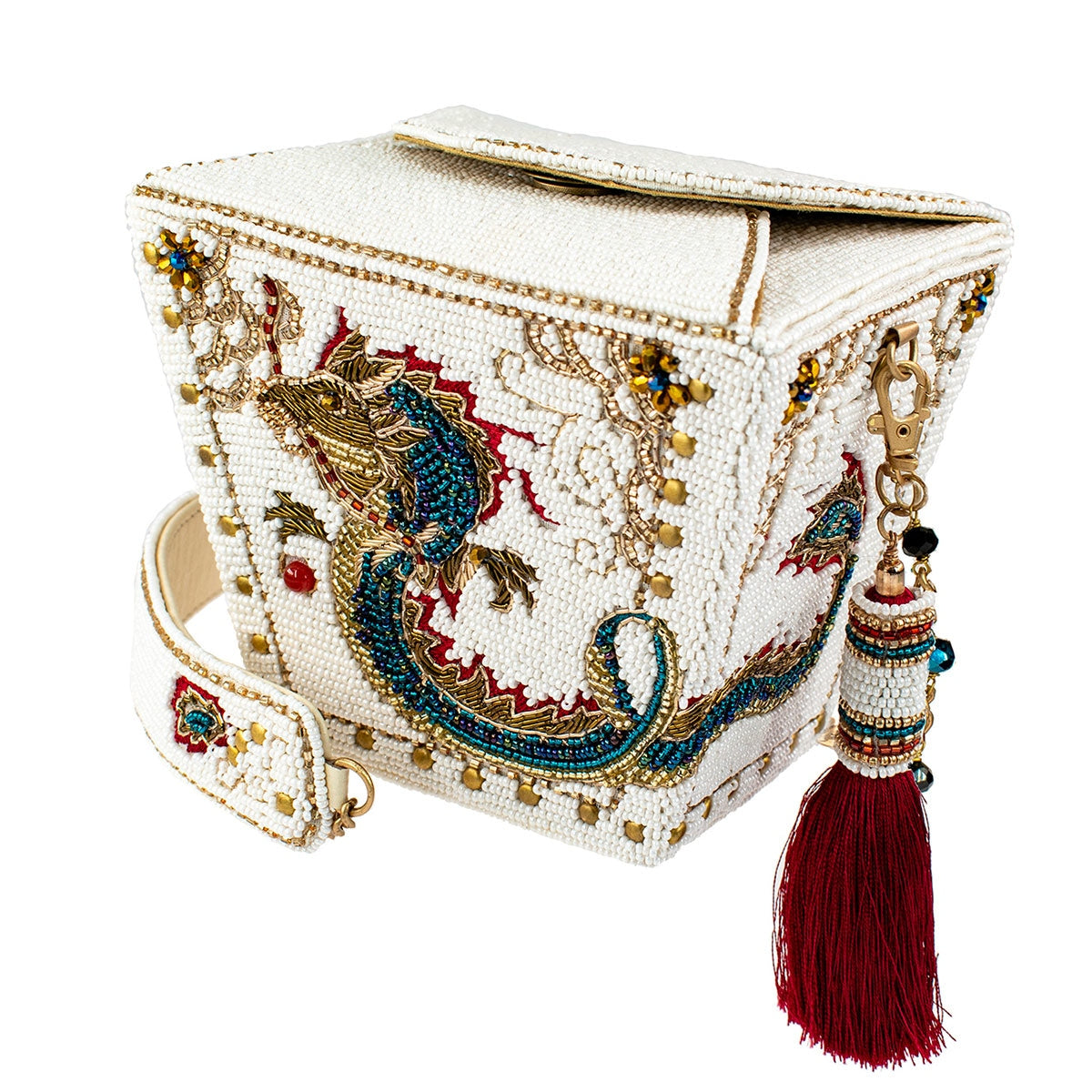 Noble Dragon Top Handle Handbag