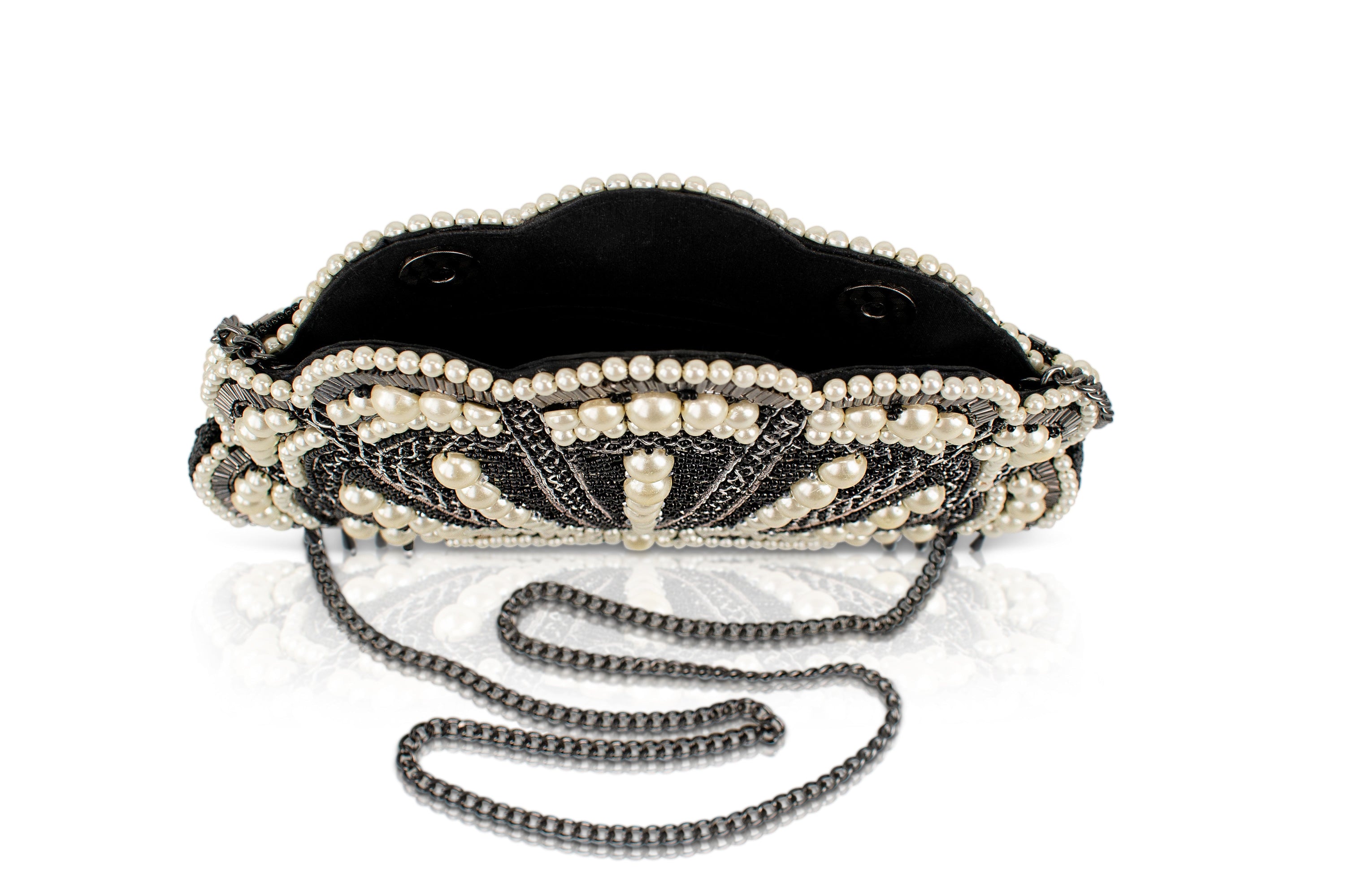 Ocean of Pearls Crossbody Handbag beaded - 5