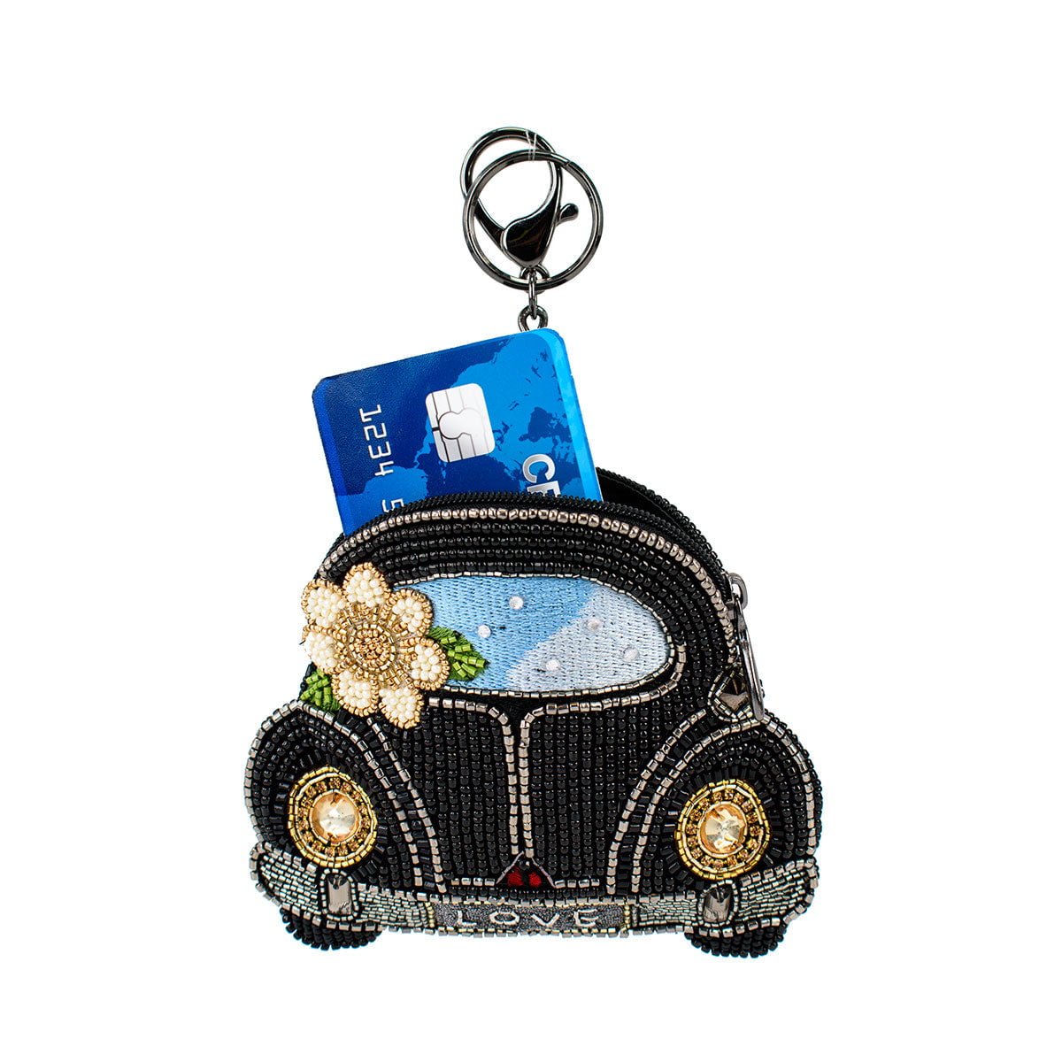 On the Road Coin Purse beaded - 6