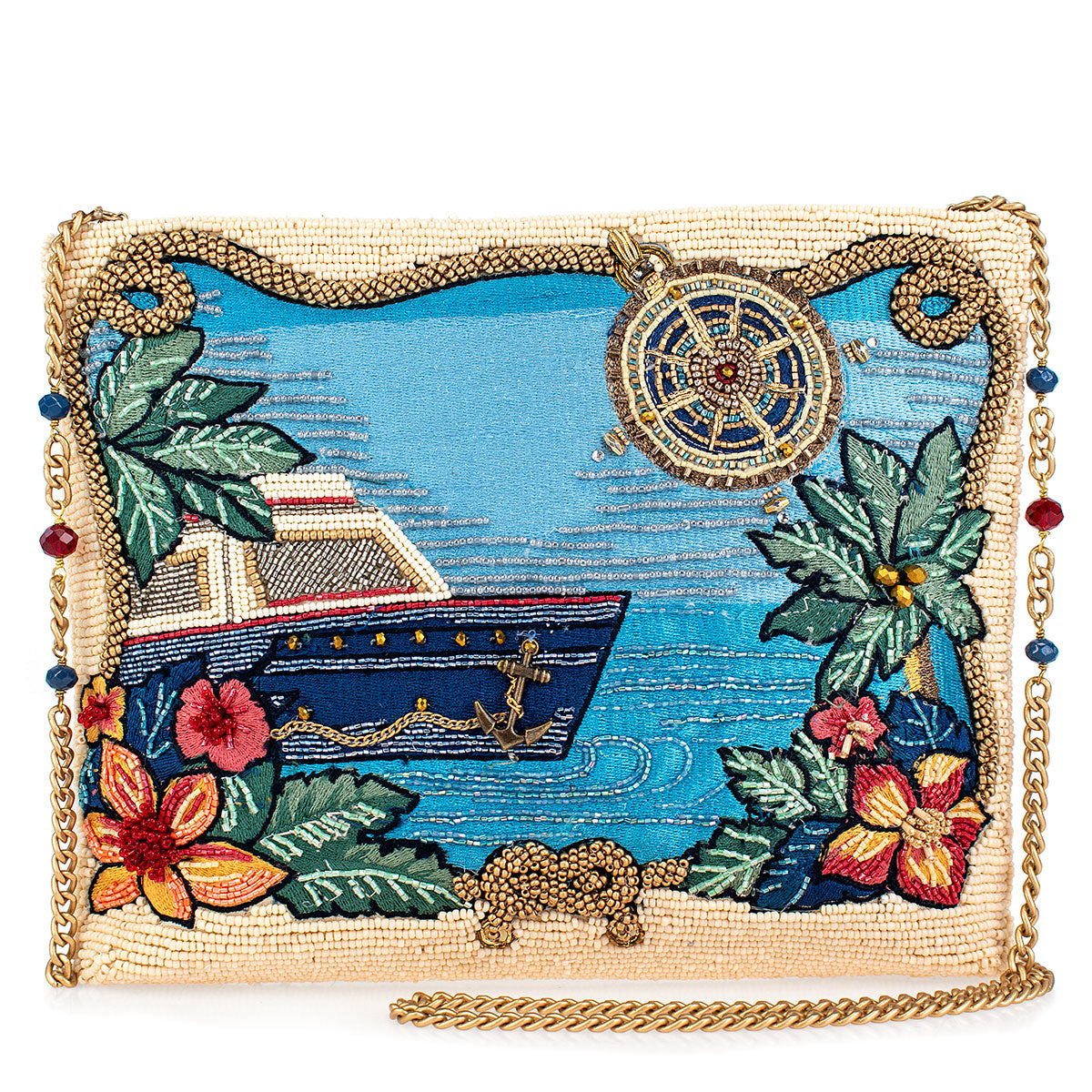 Open Waters Crossbody Handbag beaded - 1