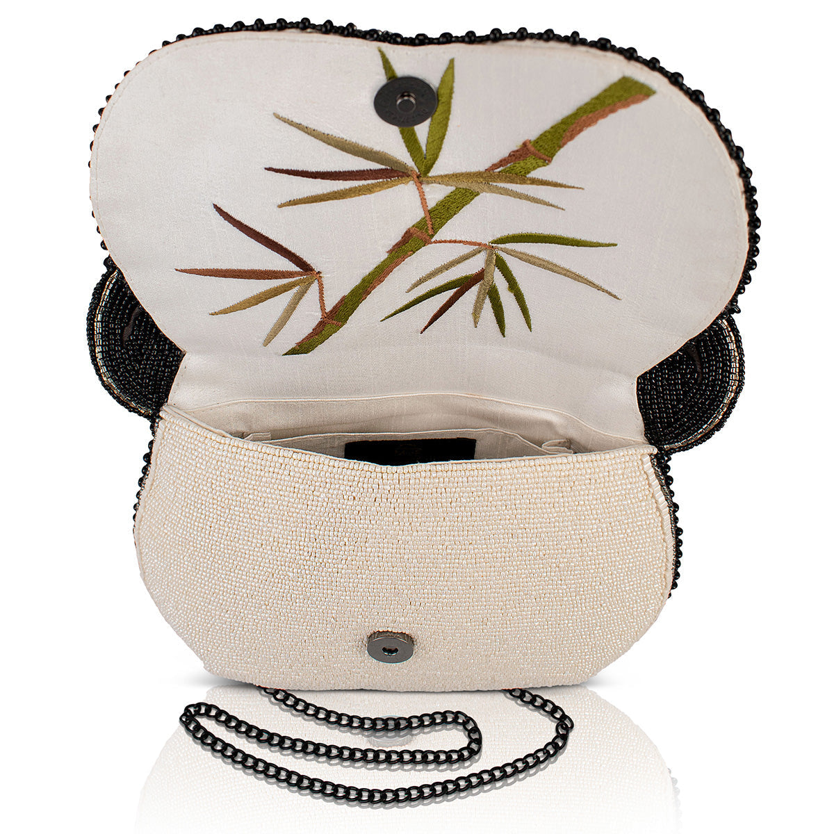 Panda-monium Crossbody Handbag beaded - 4