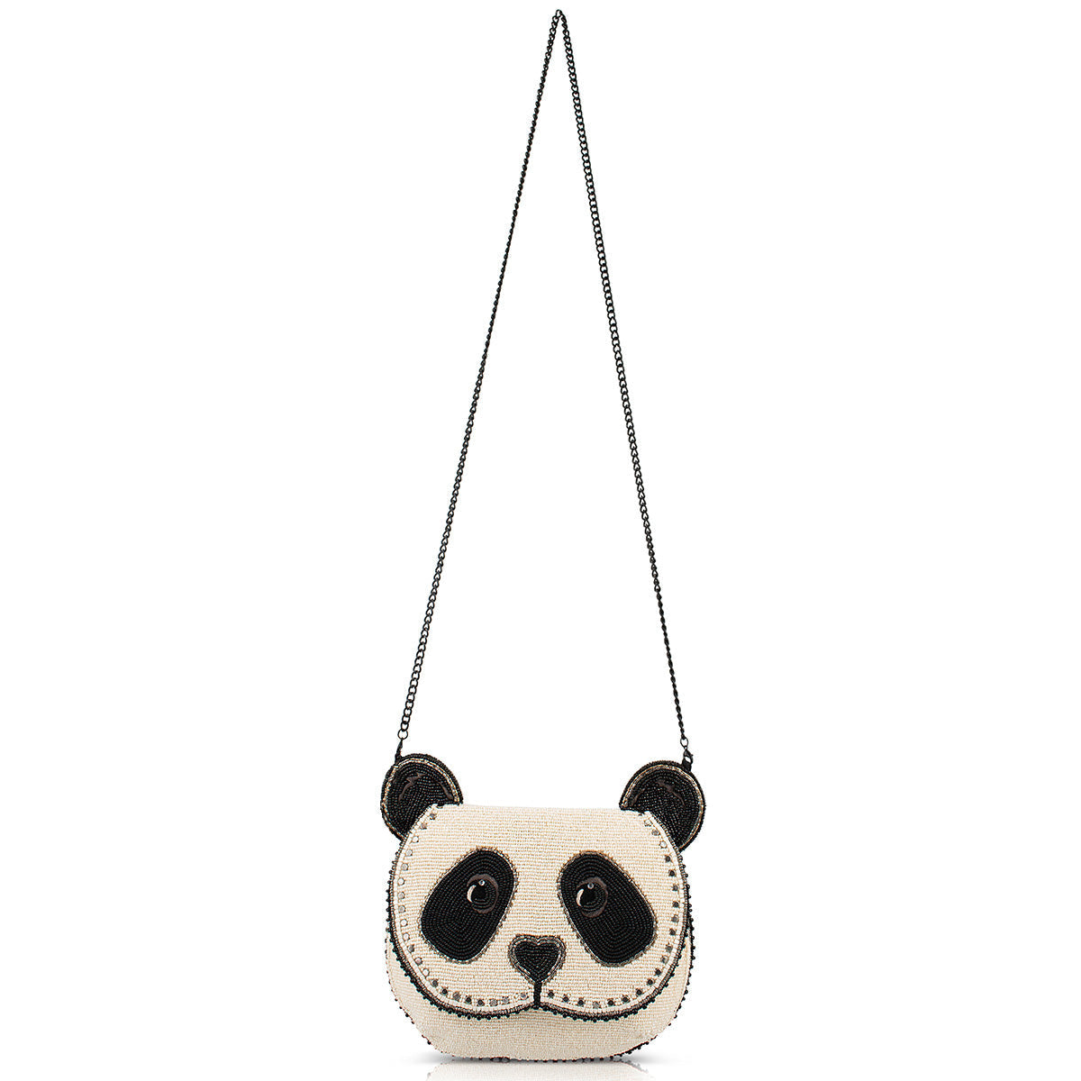 Panda monium Crossbody Handbag beaded 6