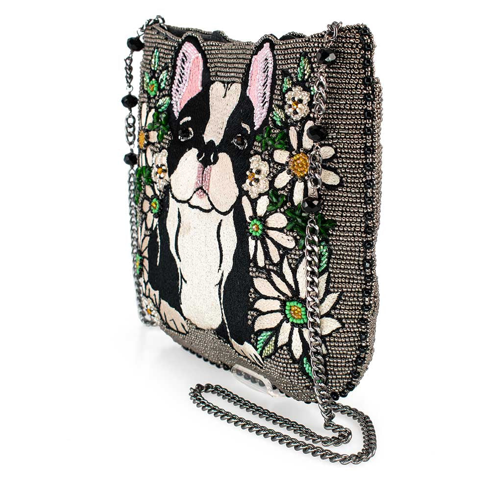Pardon My Frenchie Crossbody Handbag beaded - 7