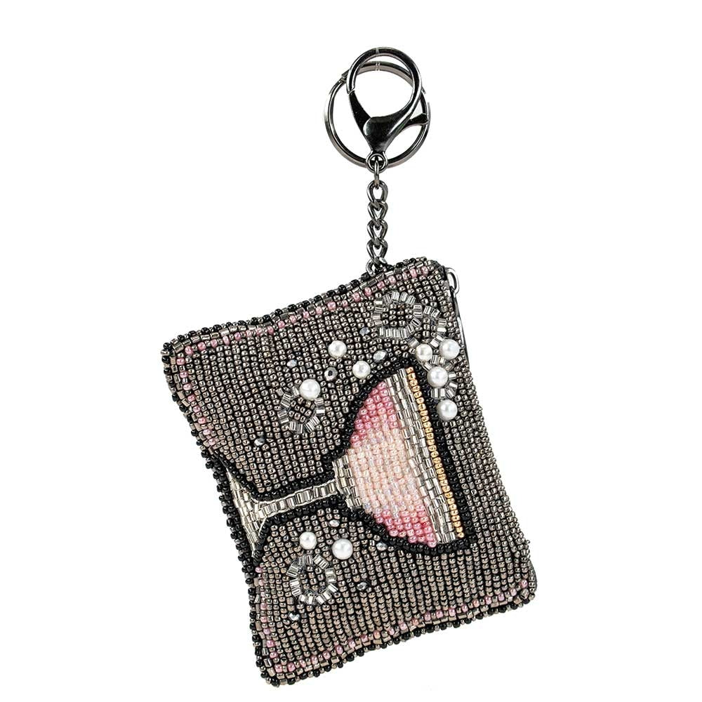 Pink Champagne Coin Purse/Key Fob - Purse