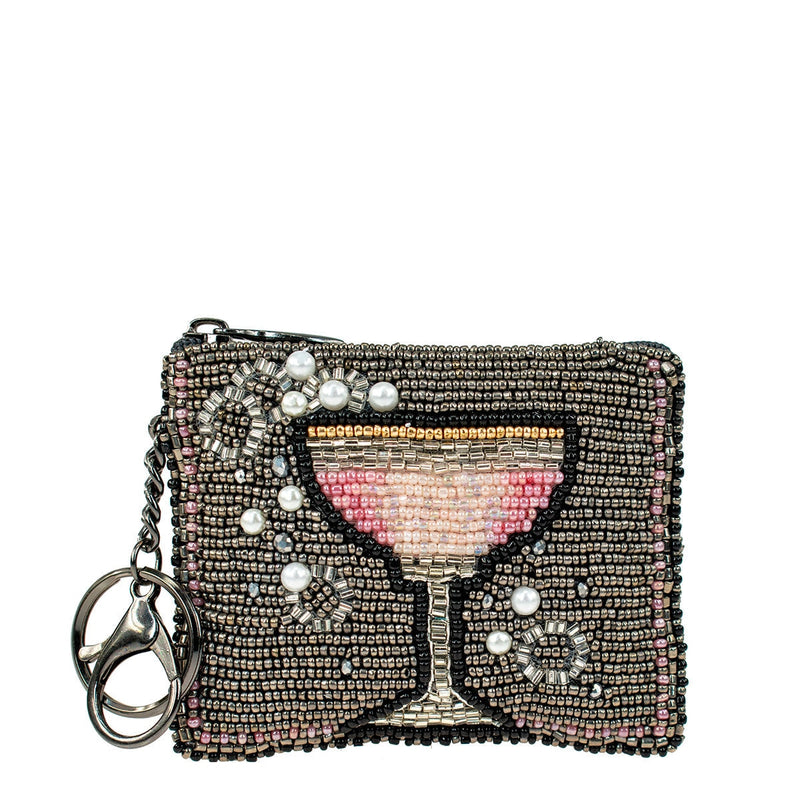 Pink Champagne Coin Purse/Key Fob - Purse