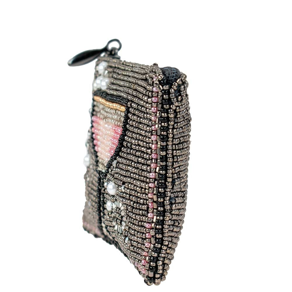 Pink Champagne Coin Purse/Key Fob - Purse