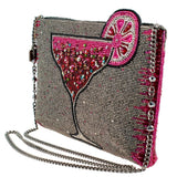 Pink Martini Crossbody Clutch Handbag