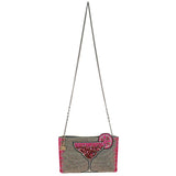 Pink Martini Crossbody Clutch Handbag