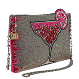 Pink Martini Crossbody Clutch Handbag