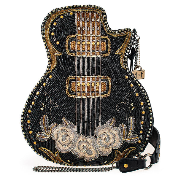 Turn It Up Embellished Guitar Crossbody Handbag - Mary Frances