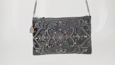 Night Light Pewter Mini Crossbody Handbag video