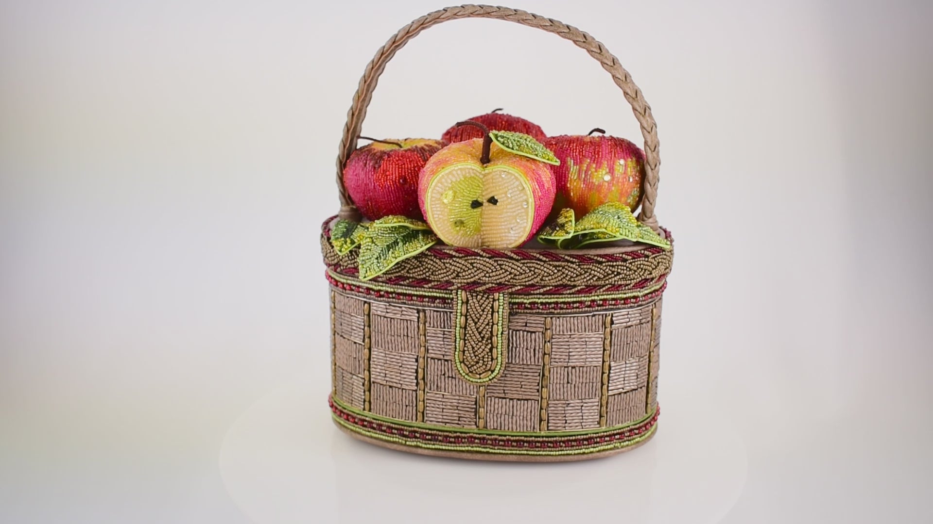 新品未使用MARY FRANCES メアリーフランシス ハンドバッグ Apple Orchard Top Handle