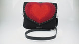 Big Heart Crossbody Handbag
