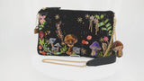 Forage in the Forest Beaded Mushrooms Crossbody Clutch Handbag Video