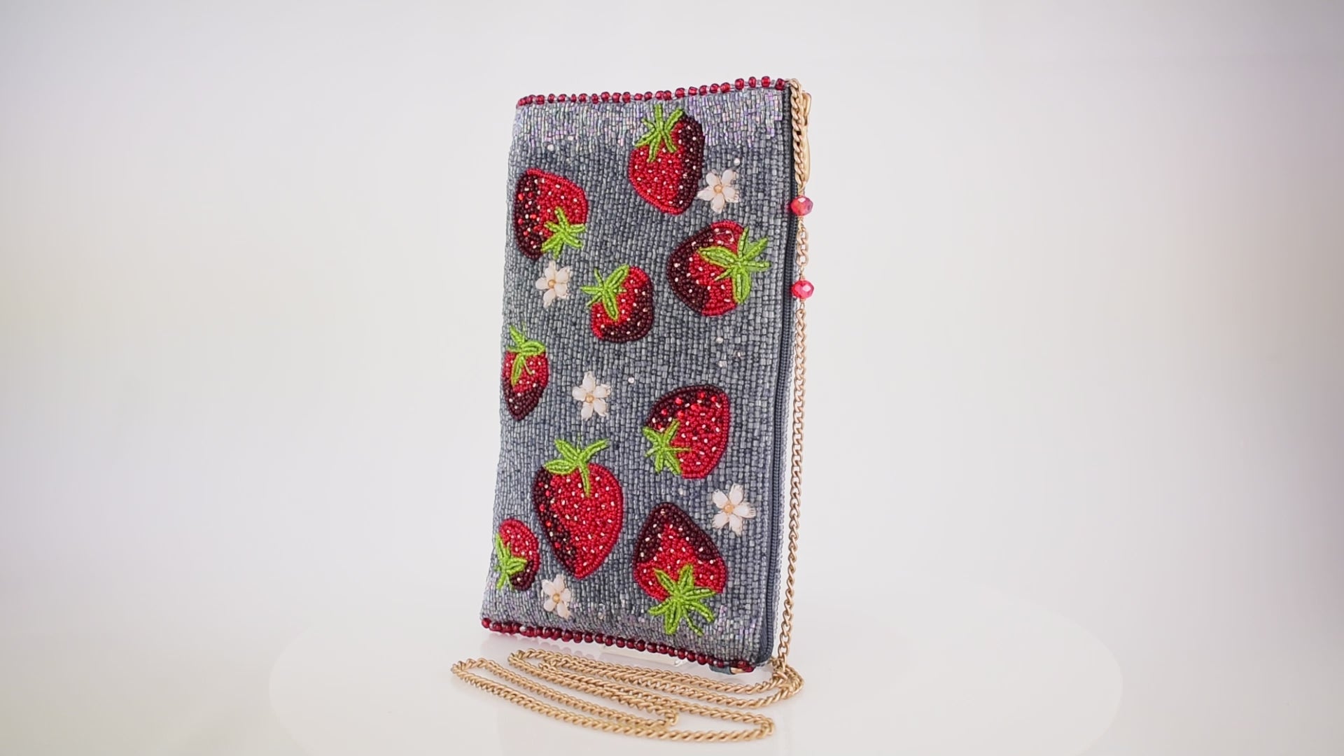 ローズマリー　マナビス Strawberry Jam Crossbody Phone Bag