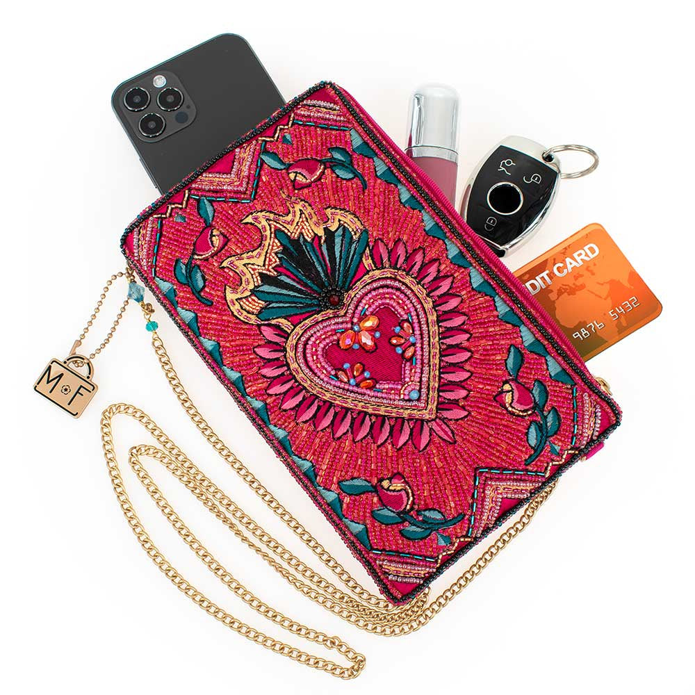 Pure Passion Crossbody Phone Bag beaded - 8