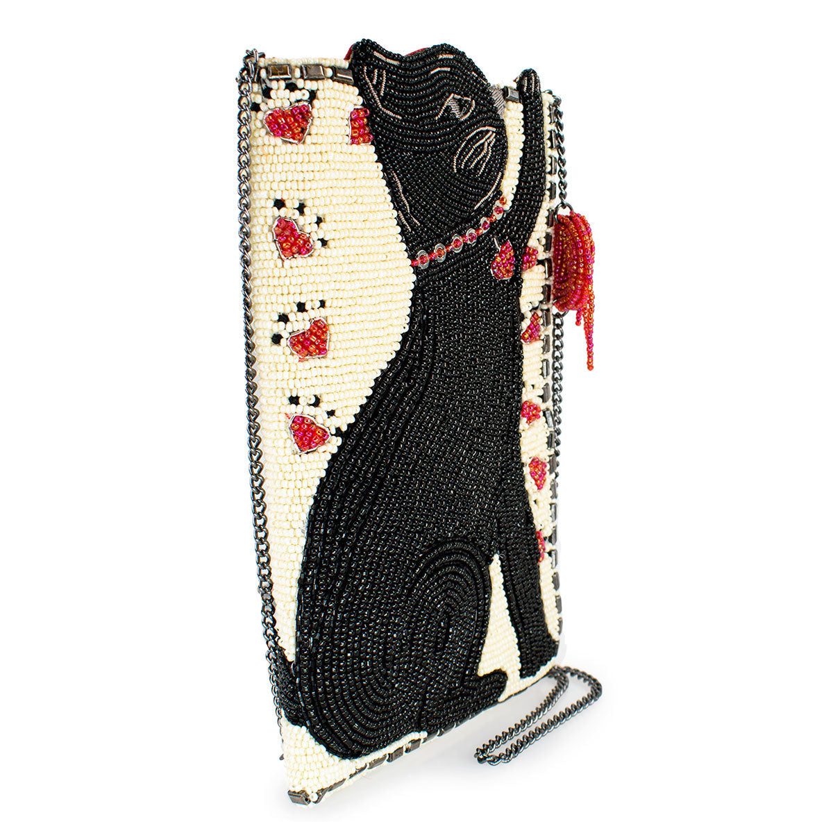 Purr-suit Crossbody Phone Bag beaded - 4