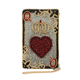 Queen of Hearts Crossbody Phone Bag
