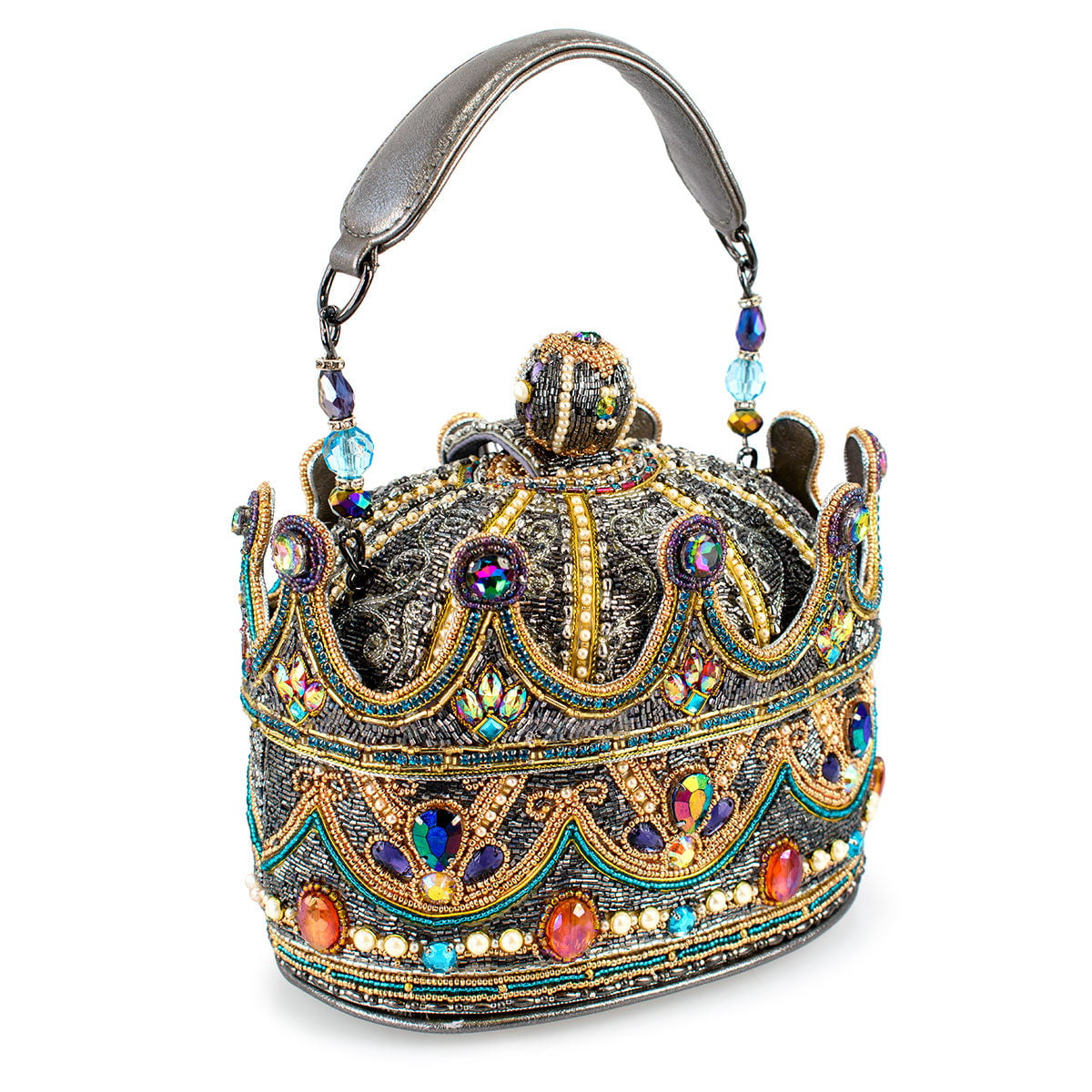 Royal Status Top Handle Bag beaded - Handbag 3