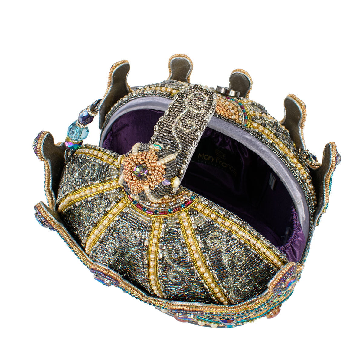 Royal Status Top Handle Bag beaded - Handbag 7