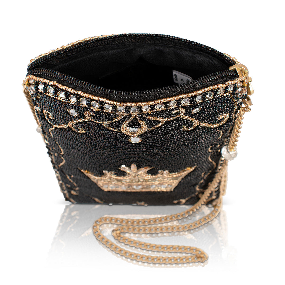 Royalty Mini Crossbody Handbag beaded - 4