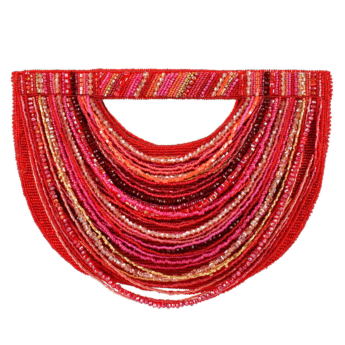 Ruby Chic Crossbody / Handheld Handbag beaded - 1